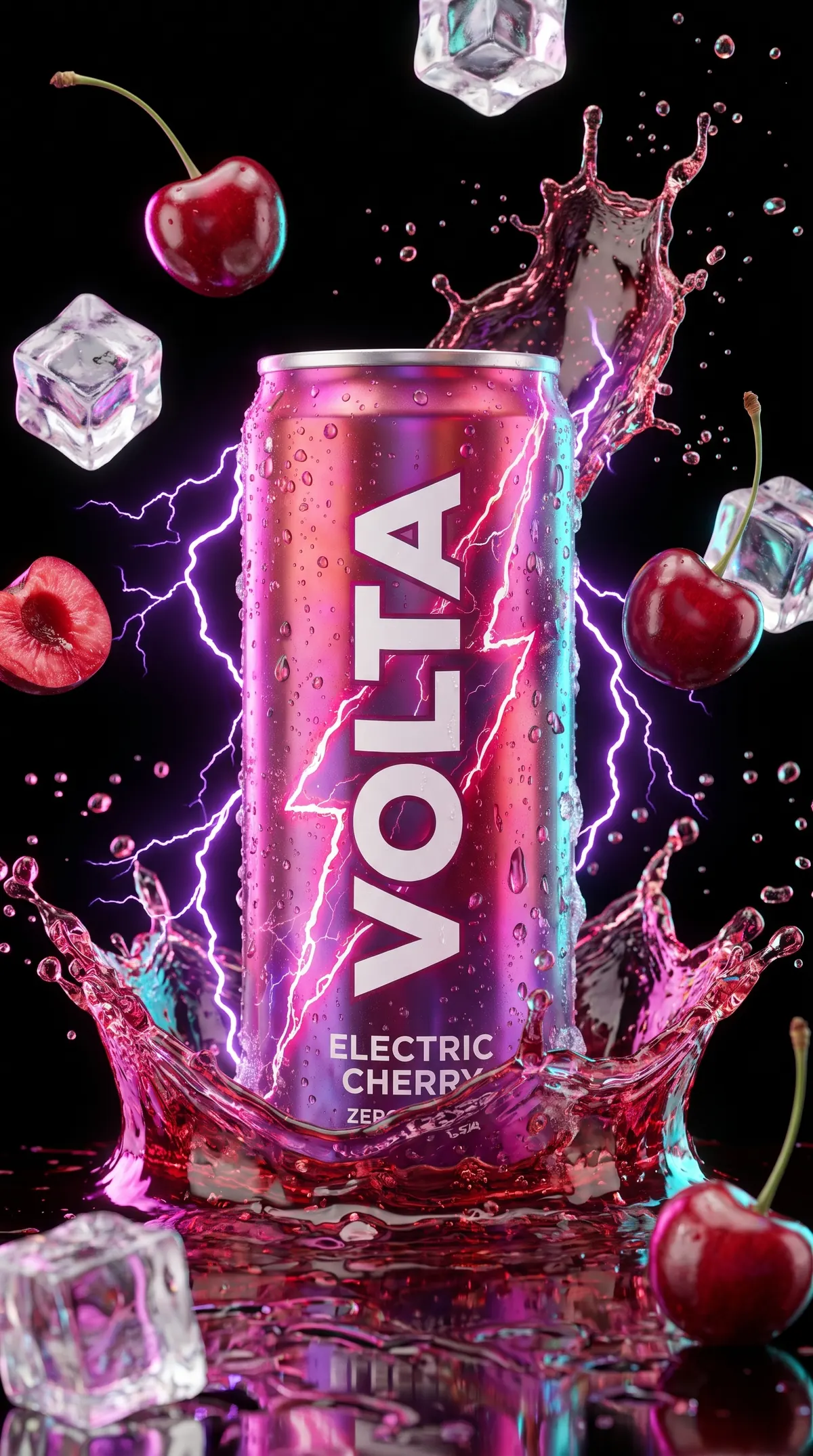 VOLTA Electric Cherry splash
