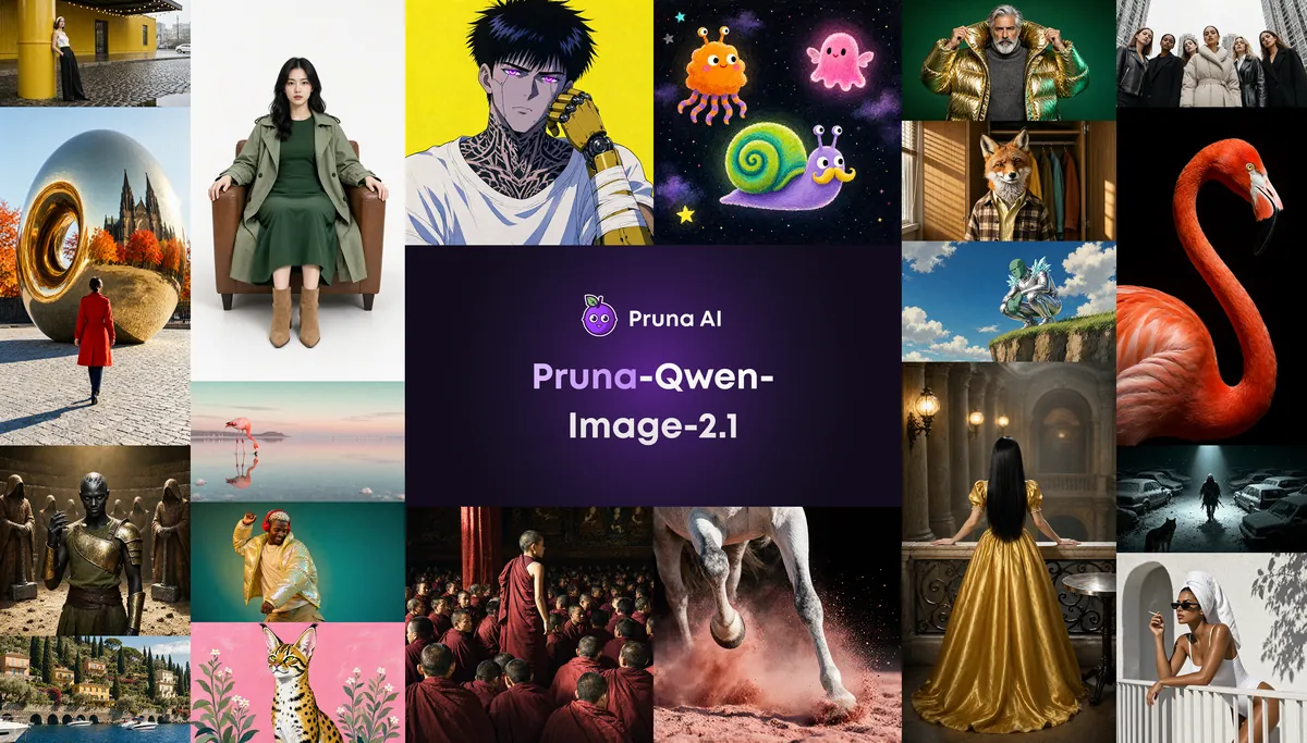 Pruna-Qwen-Image-2.1: Fast LoRA adapters for Qwen-Image-2.1
